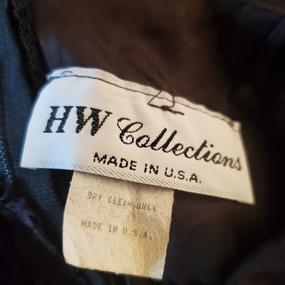 Vintage 1980s Goth Lace Sequined Tiered Dress - Picture 7 of 11